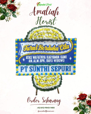 Papan Bunga Duka di Sukacai