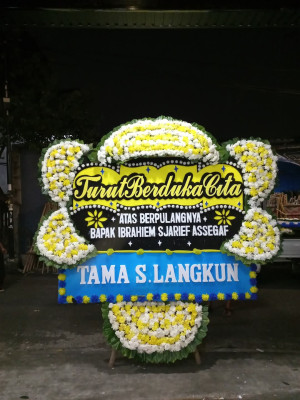 Papan Bunga Duka di Sukacai